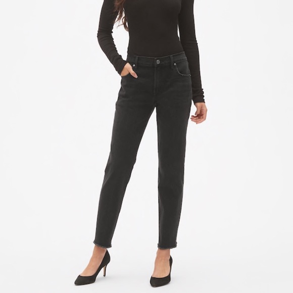 gap best girlfriend jeans black